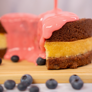 Glase de yogurt de fresa